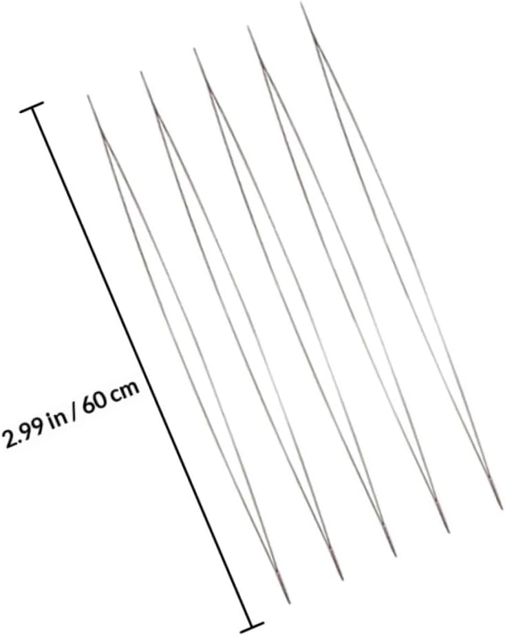 SAFIGLE 20pcs Straight Beading Embroidery Needles DIY Craft Making Tool Superfine Thread Needles for Jewelry Making and Hand Sewing