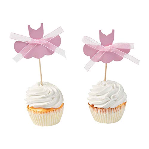 Fun Express BALLERINA TUTU FOOD PICK - Party Supplies - 25 Pieces
