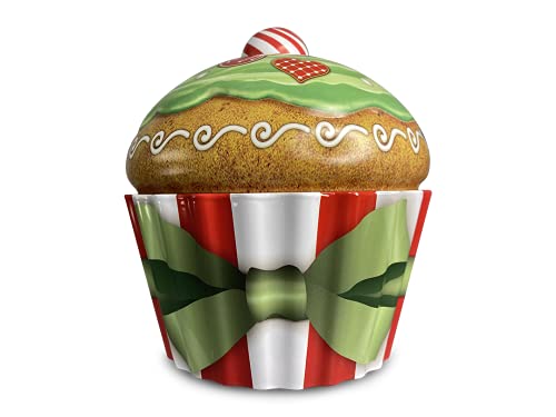 Weihnachts Cupcake Swirl - Lata de pastelería (1,5 l, 18 x 20 cm) Cover