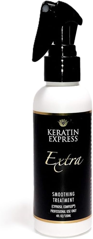 Keratin Express Extra Smoothing Treatment for Fine and Coarse Hair - Lasts up to 6 Weeks, 4 fl oz (Contains Formaldehyde, Not for Pregnant Women and Children)