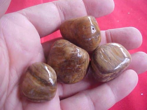 Gemqz D3008 Mookaite Tumbled Polished 4 Pcs !!!