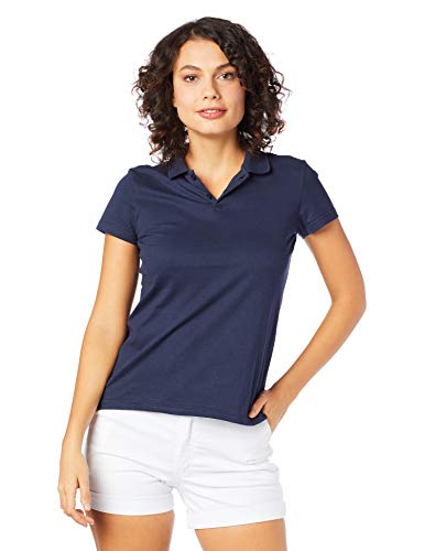 Blusa Polo básica, Malwee, Feminino, Marinho, M