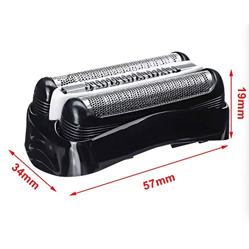 Zwbfu Substituição simples de lâmina e 32B para Braun Série 3 300S 301S 310S 320S 330S 340S 360S 380
