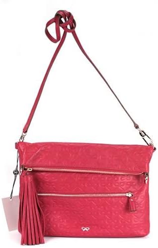 Amazon アニヤハインドマーチ Anya Hindmarch リボンロゴ型押し ショルダーバッグ クロスボディ クラッチバッグ 並行輸入品 Anya Hindmarch アニヤハインドマーチ ショルダーバッグ
