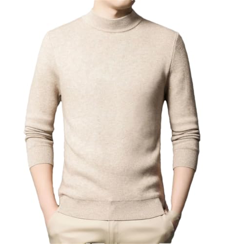 Men's Cashmere Sweater Half Turtleneck Sweaters Knit Pullovers for Male Youth Slim Knitwear Man Sweater Men's
