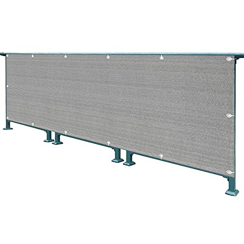 HLLING – Pare-soleil coupe-vent en polyéthylène haute densité pour balcon, tonnelle, 1,2 m de hauteur, pour jardin, balcon et tonnelle, protection...