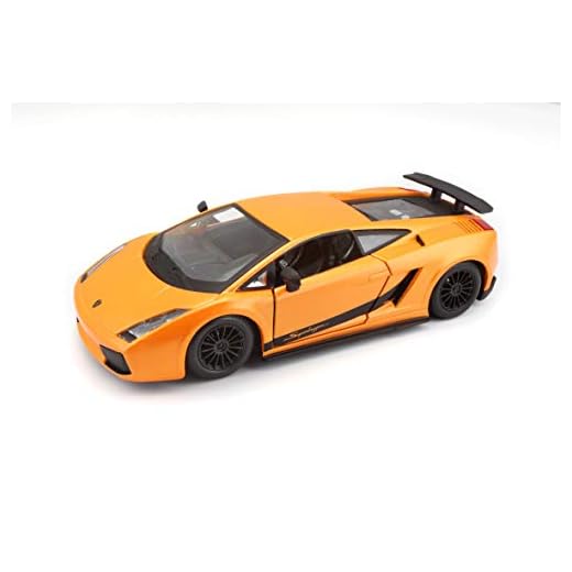 Bburago 18-22108, Lamborghini Gallardo Superleggera, Naranja , Modelos/colores Surtidos, 1 Unidad