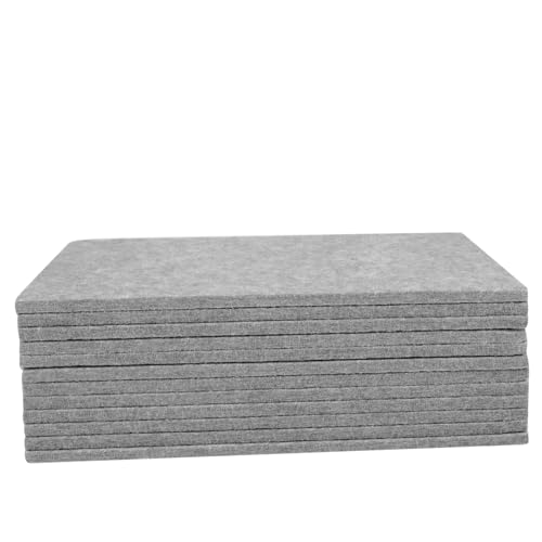 INOOMP 12Pcs Paneles de Absorción Acústica Profesional para Aislamiento Sonoro para Ktv Estudio en Casa Oficina Durable miniatura 1