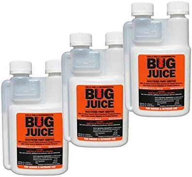 Bulk Pack Bug Juice Insecticide Paint Additive - Controls Crawling & Flying Insects (3pk, 5gal)