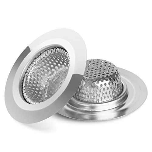 Comparison: Best Drain Catcher For Hair 11 Ohtomber 2PCS Bathtub Drain Strainer - 2.79 inch Bathtub Floor Shower Hair Drain Catcher Cover, Stainless Steel Bathroom Sink Strainer Filter Basket for Bathroom Sink, Wash Basin