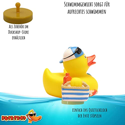 Spiaggia i Duckshop i Anatra di gomma i L:8 cm