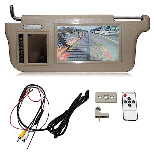 Pare-soleil 7 pouces beige pour voiture avec écran LCD parfait pour vos longs trajets en famille