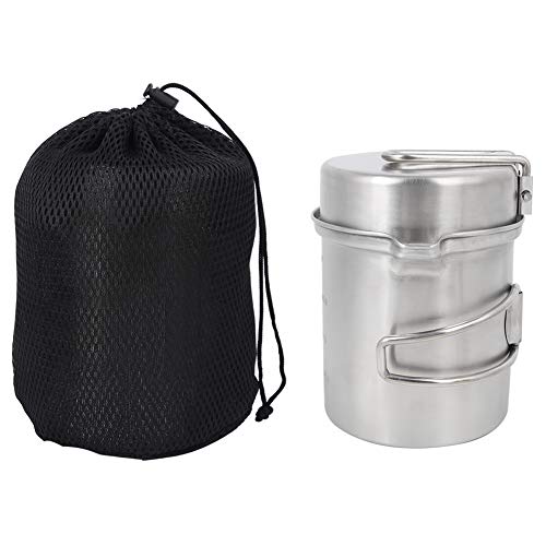 【美品】GSI outdoors ステンレス クッカーセット メッシュバッグ付き ステンレス製の丈夫なクッカーセット『GSI グレイシャー