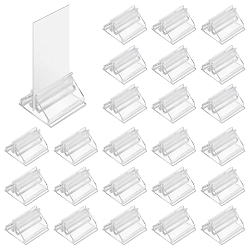 24 Stück Plastikspielkartenständer,Plastic Game Card Stands Klarer Spielkartenhalter Spielkartenhalter Brettspielstücke für Brettspielmarker Party Favor