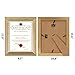 Edenseelake 8.5 x 11 Picture Frames Set of 2, Vintage Gold 8.5 x 11 Diploma Certificate Frame for Tabletop or Wall Display