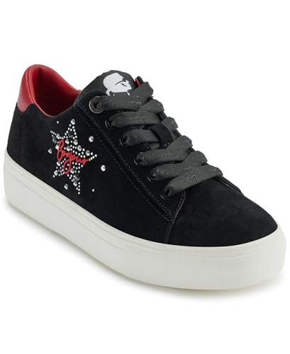 Image of Karl Lagerfeld Women's Cate Sayings Everyday Lace Up Sneaker