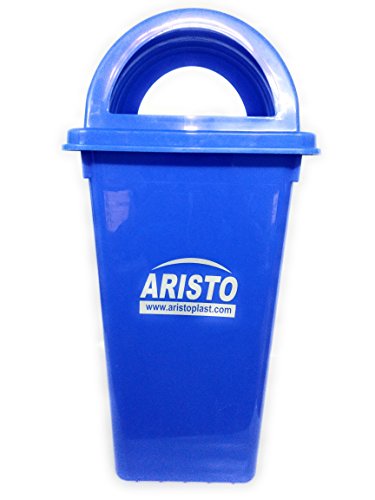 Image of Square Dome Lid Big Garbage Waste Dustbin Trash Bucket 80 Liters Blue Color Can Be Used for Garbage Waste Management (Wet & Dry)