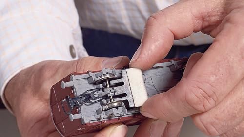NOCH® Reinigungszwerge, Kunststoff, Modellbahnschienenreinigung, 5 Stück, für H0 geeignet