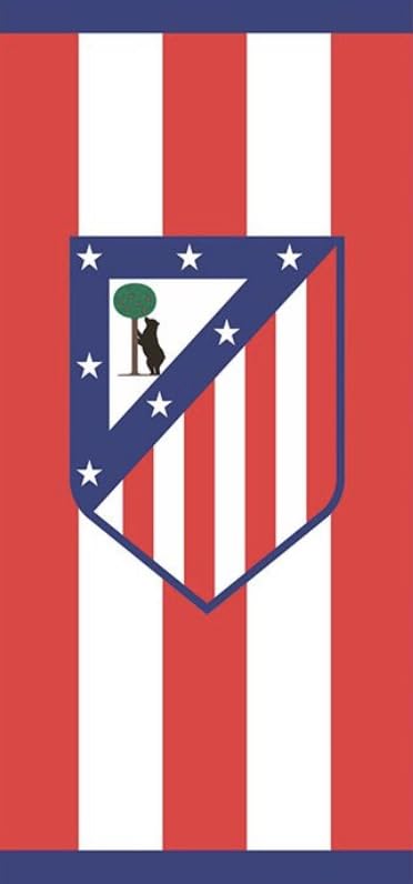 JYC CREATIVE Toalla Regalos Fútbol AT Madrid, Productos Exclusivos para Fans del Atleti, Regalos Ideales para Aficionados del Fútbol, Accesorios, (Algodón)