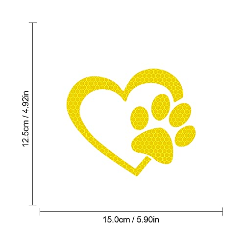 Dreothy 2 adesivi riflettenti serie animali