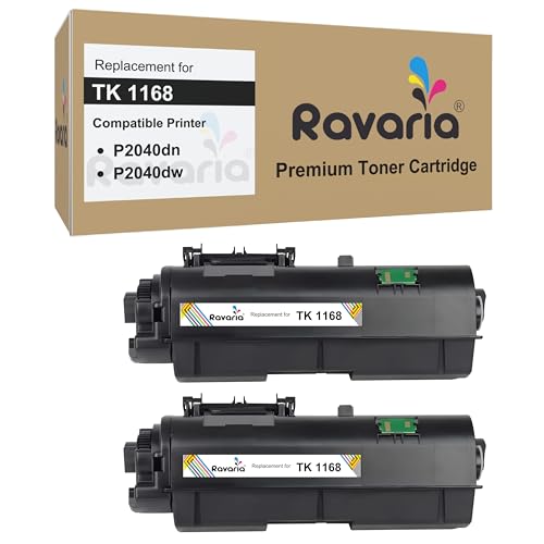 Image of TK 1168 Toner Compatible Cartridge for Kyocera Ecosys for P2040dn P2040dw Printer (TK 1168 Toner Cartridge Pack of 2)