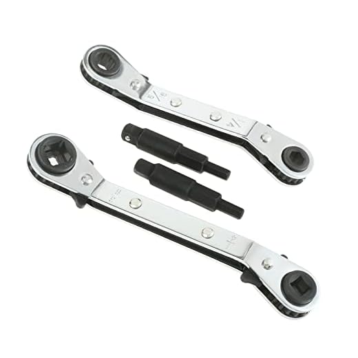 HVAC Valve Ratchet Wrench Tool Set