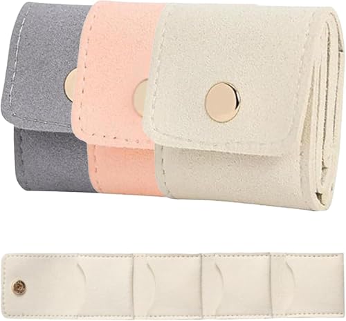 Mini Travel Jewelry Organizer (3pcs) with Buckle