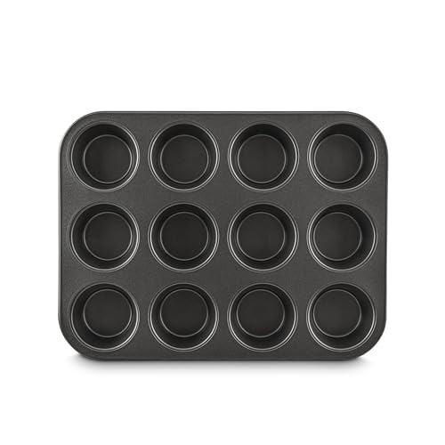 Foto von PFree Muffintray ohne Ewigkeitschemikalien, PFAS freie Muffin Backform für 12 Muffins ohne Weichmacher, Antihaftbeschichtetes Muffinblech, Cupcake Backblech, Muffinform zum Backen mit Kindern