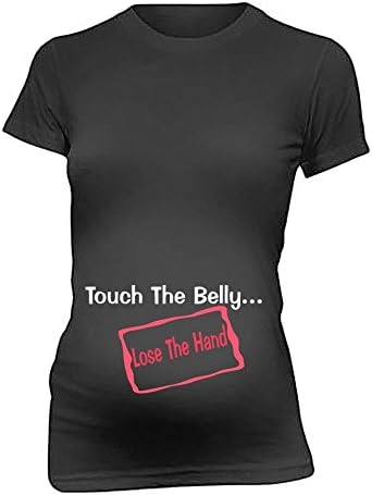 Touch The Belly,Lose A Hand T Shirt Maternity Pregnancy Tee Shirt For Pregnant Baby Shower Gift Funny Maternity