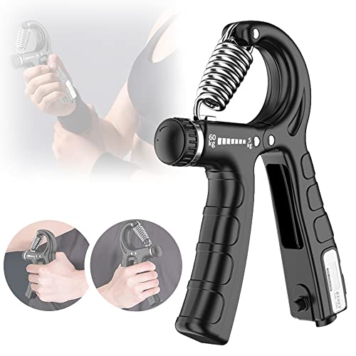 Punho de mão Resistência ajustável Hand Grip Strength Trainer Dedos Pulso Antebraço Exercitador Equi