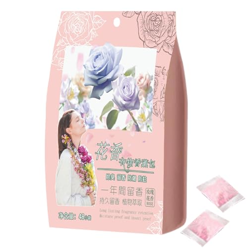 La mejor selección de Accesorios textiles del hogar los preferidos por los clientes. 42 Cubos Antipolillas, Protección Duradera con Floral para Armario, Accesorio para Hogar - para Jóvenes, Adultos, Familia y Dormitorios