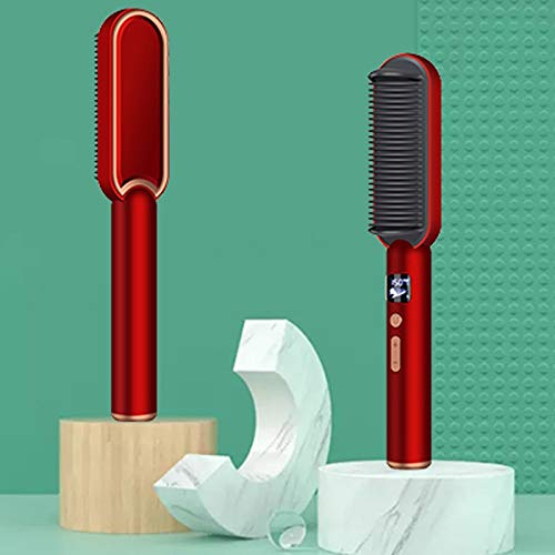 Cepillo eléctrico alisador de cabello con control de temperatura miniatura 2
