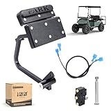 10L0L Golf Cart Brake Pedal Kit with Brake Light Wire Fits EZGO TXT, Medalist G&E 1994-up Golf Cart Models, OEM# 70690-G01, 70612-G01