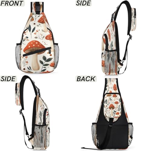 Sling Bag para mujeres y hombres, bolsa cruzada unisex miniatura 6