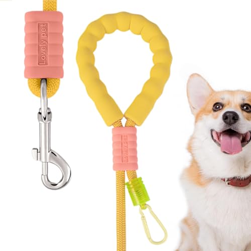 Interactive Pet Accessories, Dog Rope, Cute Puppy Rope, Comfortable Handle Dog Tie Out, Pets Supplies Adjustable Dog Rope for Sm
