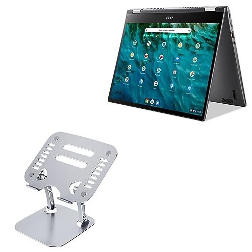 Soporte ajustable para laptop BoxWave de aluminio plateado