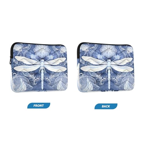Funda para portátil 13-14 pulgadas Dragonflies impermeable y resistente miniatura 2