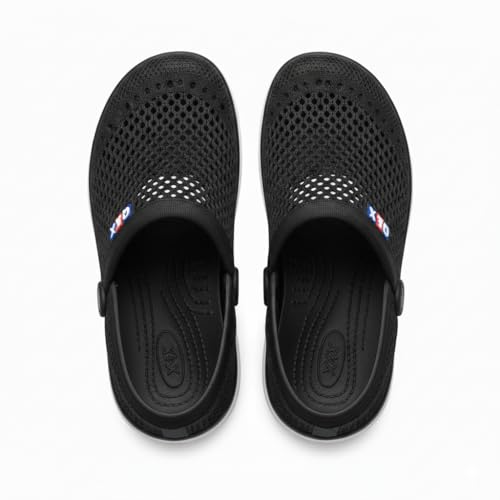 Image of Men Clogs Quick Dry Mesh Walking Clogs Lightweight EVA Arch Support Slip On Mules - Waterproof Anti Skid Outdoor Indoor Beach Pool Sandals