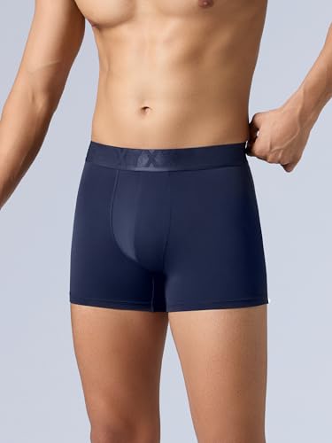 Image of XYXX Men's Rev Tactel Elastane Stretch Solid Trunks with No Marks Waistband & 8X Quick Dry