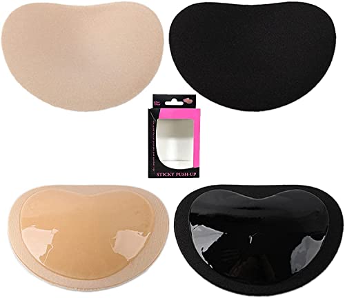 Yqz Selbstklebende BH Pads EinsäTze, Klebrige BH Sticks An Der Kleidung, Silikon Bruststraffungspads Cover