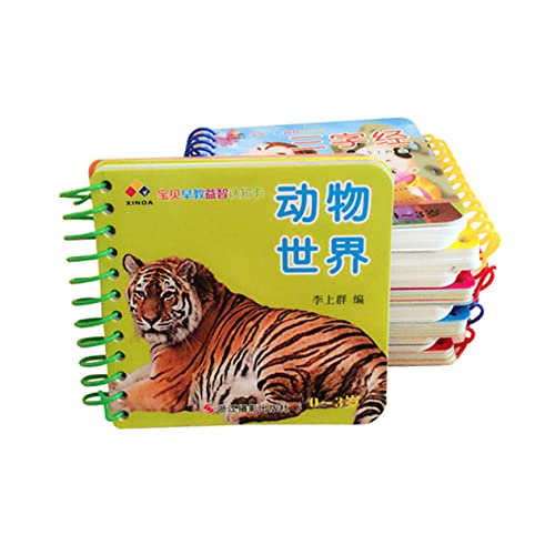 TOYANDONA 3Pcs Livros Para Bebês Livros De Bebê Inglês Livros De Aprendizagem Do Bebê Livro Do Bebê