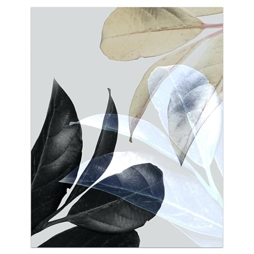 Tableau abstrait gris effet marbre pour sublimer la déco murale de votre salon