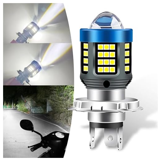 Flygun 1 PC Car H4 Bulb, 3.14" x 1.69" Waterproof Super Bright Front Lighting Bulbs, 1:1 Original Halogen Lamp Upgrade Replacement, Universal for Most Cars and Motorcycles Lighting Bulb (White)