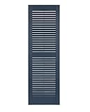 Perfect Shutters Premier Louver Exterior Decorative Shutter, 15
