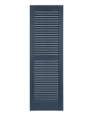 Perfect Shutters Premier Louver Exterior Decorative Shutter, 15