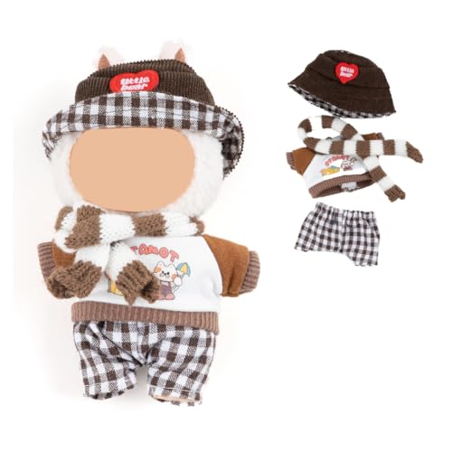 Vêtements poupée 17 cm : ensemble d'accessoires mignons pour habiller les mini poupons