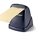 Zip Notes Executive Sticky Note Dispenser and Holder for Desk, Sleek Profile, Dark Blue, High Capacity, 5.0