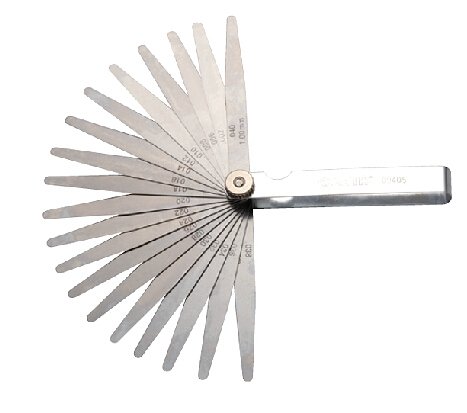 Precision Brand High Carbon Steel Feeler Gauge, 0.0150 Thickness (in.), 12 Blade Length (in.)