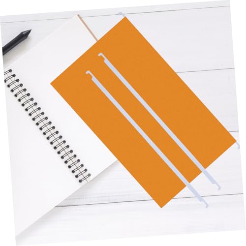 Barres de classement réglables Uonlytech en métal blanc rigide pour archivage durable - 5