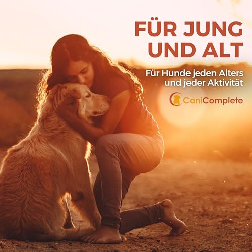 CaniComplete Gelenk Plus - Gelenktabletten für Hunde: Teufelskralle, MSM, Chondroitin, Glucosamin, Kollagen, Vitamin B, UVM.